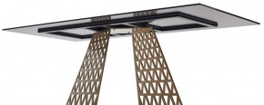 Стол ENNA 220 KL-188 Контрастный мрамор матовый, итальянская керамика/ каркас цвета шампань, ®DISAUR в Дегтярске - degtyarsk.mebel24.online | фото 12