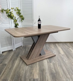 Стол EXEL 140 Дуб Трюфель/ Алюминий М-City в Дегтярске - degtyarsk.mebel24.online | фото 3