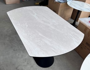 Стол KAI 140 TL-109 поворотная система раскладки, испанская керамика / Темно-серый / Черный, ®DISAUR в Дегтярске - degtyarsk.mebel24.online | фото 7