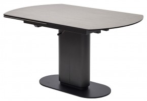 Стол KAI 140 TL-110 поворотная система раскладки, испанская керамика / Темно-серый / Черный, ®DISAUR в Дегтярске - degtyarsk.mebel24.online | фото 1