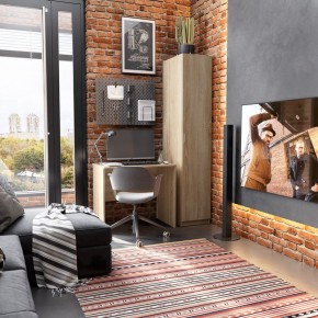 Стол КАСТОР письменный 80х50, цвет Дуб Сонома в Дегтярске - degtyarsk.mebel24.online | фото 3