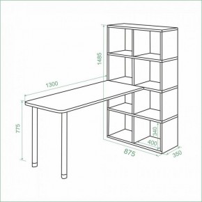 Стол компьютерный Bartolo в Дегтярске - degtyarsk.mebel24.online | фото 3