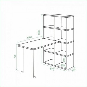 Стол компьютерный Bartolo в Дегтярске - degtyarsk.mebel24.online | фото 2
