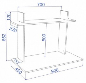 Стол компьютерный Cross СтТ1 в Дегтярске - degtyarsk.mebel24.online | фото 3