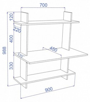Стол компьютерный Cross СтТ3 в Дегтярске - degtyarsk.mebel24.online | фото 2