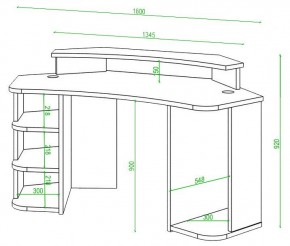 Стол компьютерный Домино Lite СК-160 в Дегтярске - degtyarsk.mebel24.online | фото 2