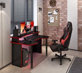 Стол компьютерный Домино Lite СКЛ-Игр140+НКИЛ140 в Дегтярске - degtyarsk.mebel24.online | фото 2