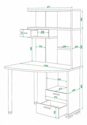 Стол компьютерный Домино нельсон СК-20 в Дегтярске - degtyarsk.mebel24.online | фото 5