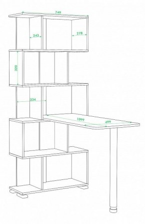 Стол компьютерный Домино нельсон СЛ-5СТ в Дегтярске - degtyarsk.mebel24.online | фото 2
