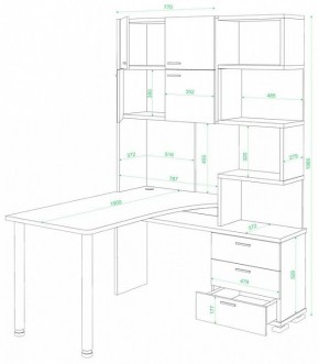 Стол компьютерный Домино нельсон СР-500М/190 в Дегтярске - degtyarsk.mebel24.online | фото 2