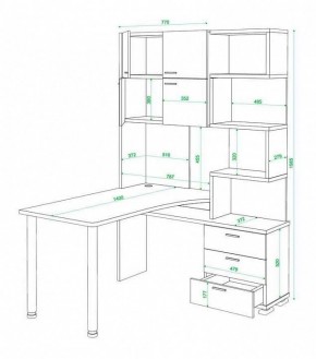 Стол компьютерный Домино нельсон СР-500М140 в Дегтярске - degtyarsk.mebel24.online | фото 3