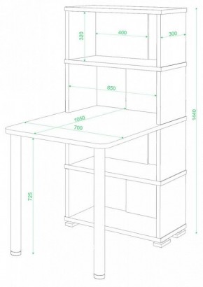 Стол компьютерный Домино СБ-10М/4 в Дегтярске - degtyarsk.mebel24.online | фото 2
