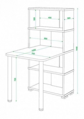 Стол компьютерный Домино СБ-10М4 в Дегтярске - degtyarsk.mebel24.online | фото 3