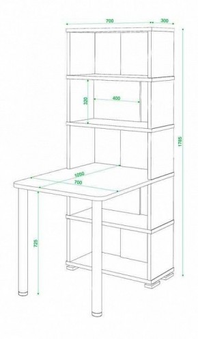 Стол компьютерный Домино СБ-10М5 в Дегтярске - degtyarsk.mebel24.online | фото 4