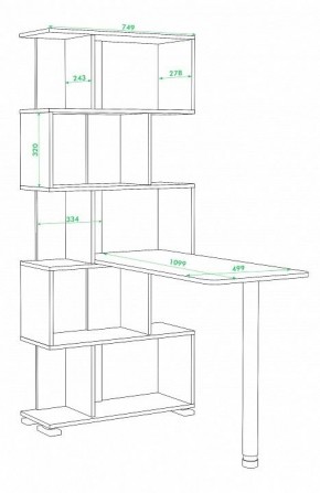 Стол компьютерный Домино СЛ-5СТ в Дегтярске - degtyarsk.mebel24.online | фото 2