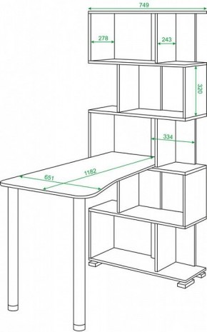 Стол компьютерный Домино СЛ-5СТ-2 в Дегтярске - degtyarsk.mebel24.online | фото 2