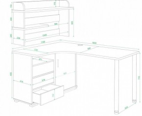 Стол компьютерный Домино СР-145М в Дегтярске - degtyarsk.mebel24.online | фото 2