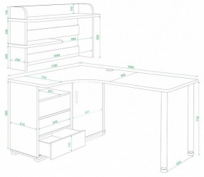 Стол компьютерный Домино СР-145М в Дегтярске - degtyarsk.mebel24.online | фото 2