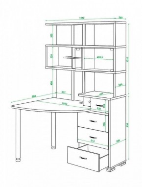 Стол компьютерный Домино СР-320 в Дегтярске - degtyarsk.mebel24.online | фото 5
