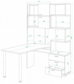Стол компьютерный Домино СР-500М/140 в Дегтярске - degtyarsk.mebel24.online | фото 2