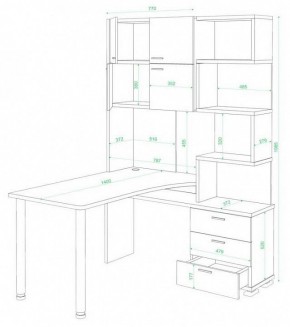 Стол компьютерный Домино СР-500М/140 в Дегтярске - degtyarsk.mebel24.online | фото 2