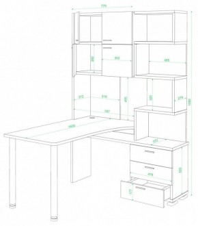 Стол компьютерный Домино СР-500М/160 в Дегтярске - degtyarsk.mebel24.online | фото 2