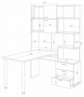 Стол компьютерный Домино СР-500М/190 в Дегтярске - degtyarsk.mebel24.online | фото 2