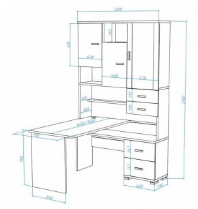 Стол компьютерный Домино СР-620/140 в Дегтярске - degtyarsk.mebel24.online | фото 3