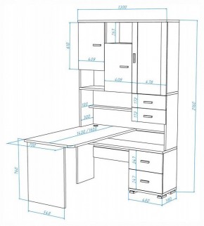 Стол компьютерный Домино СР-620-160 в Дегтярске - degtyarsk.mebel24.online | фото 2