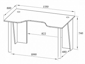 Стол компьютерный КСТ-18 в Дегтярске - degtyarsk.mebel24.online | фото