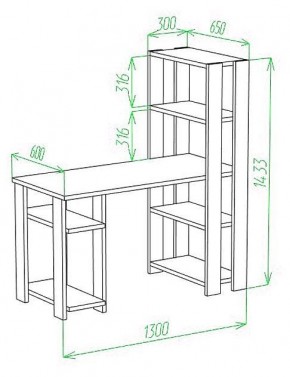 Стол компьютерный Slim СТН-145/130 в Дегтярске - degtyarsk.mebel24.online | фото 2