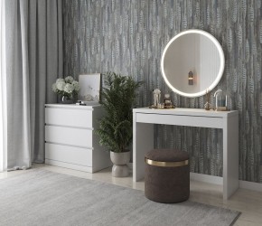 Стол косметический Энкель 100 белый в Дегтярске - degtyarsk.mebel24.online | фото 4