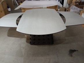 Стол LORENS 150 TL-58 поворотная система раскладки, испанская керамика / Темно-серый, ®DISAUR в Дегтярске - degtyarsk.mebel24.online | фото 2