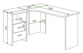 Стол письменный Домино Lite СКЛ-Угл 130 в Дегтярске - degtyarsk.mebel24.online | фото 2