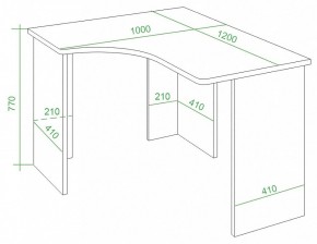 Стол письменный Домино Lite СКЛ-Угл120 в Дегтярске - degtyarsk.mebel24.online | фото 4