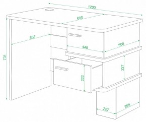 Стол письменный Домино СД-15 С в Дегтярске - degtyarsk.mebel24.online | фото 2