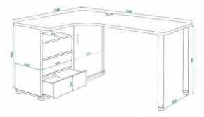 Стол письменный Домино СР-145СМ в Дегтярске - degtyarsk.mebel24.online | фото 5