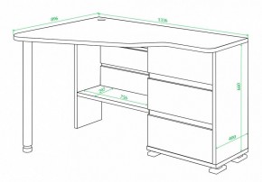 Стол письменный Домино СР-322С в Дегтярске - degtyarsk.mebel24.online | фото 2