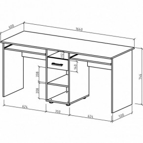 Стол письменный Остин в Дегтярске - degtyarsk.mebel24.online | фото 3