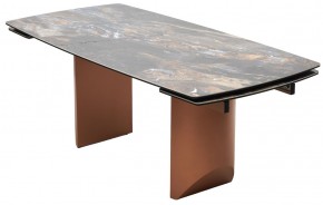 Стол ПУАНТО 200 TITANIUM LAWA NERO, керамика / МЕДЬ каркас М-City в Дегтярске - degtyarsk.mebel24.online | фото 8