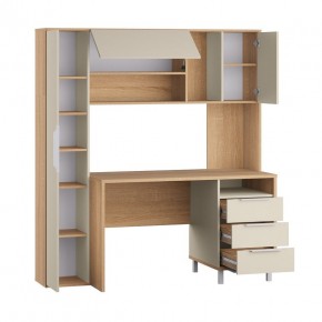 Стол рабочий 12.95 N Комфорт (Дуб сонома, Сатин 7045 PE) в Дегтярске - degtyarsk.mebel24.online | фото 2