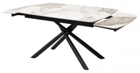 Стол RIVOLI 140 GLOSS LUXURY PANDORA SOLID CERAMIC / BLACK, ®DISAUR в Дегтярске - degtyarsk.mebel24.online | фото 6