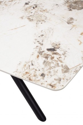 Стол RIVOLI 140 GLOSS LUXURY PANDORA SOLID CERAMIC / BLACK, ®DISAUR в Дегтярске - degtyarsk.mebel24.online | фото 8
