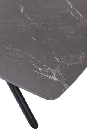 Стол RIVOLI 140 MATT BLACK MARBLE SOLID CERAMIC / BLACK, ®DISAUR в Дегтярске - degtyarsk.mebel24.online | фото 10