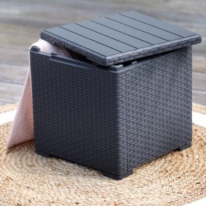 Стол с функцией хранения Виго (Vigo storage box) графит в Дегтярске - degtyarsk.mebel24.online | фото 1