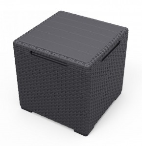 Стол с функцией хранения Виго (Vigo storage box) графит в Дегтярске - degtyarsk.mebel24.online | фото 2