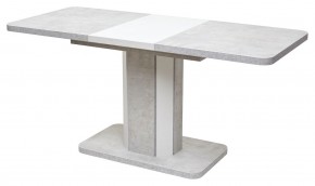 Стол STORK 120 Белый бетон/ Белый М-City в Дегтярске - degtyarsk.mebel24.online | фото 1