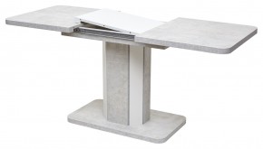 Стол STORK 120 Белый бетон/ Белый М-City в Дегтярске - degtyarsk.mebel24.online | фото 4