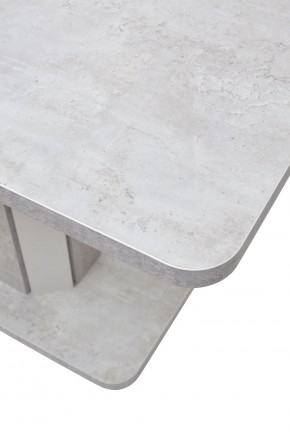Стол STORK 120 Белый бетон/ Белый М-City в Дегтярске - degtyarsk.mebel24.online | фото 6