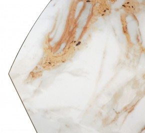 Стол TERAMO 135 GLOSS GRAND JADE SOLID CERAMIC, керамика, поворотн.механизм / Черный каркас, ®DISAUR в Дегтярске - degtyarsk.mebel24.online | фото 13